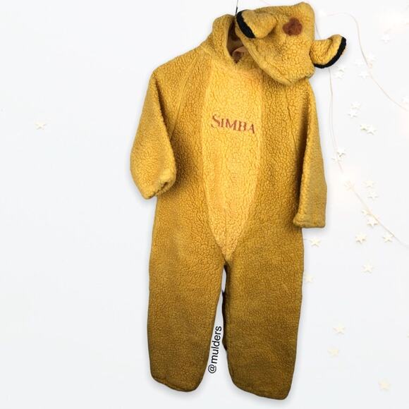 Vintage The Disney Store Lion King Simba Halloween Costume